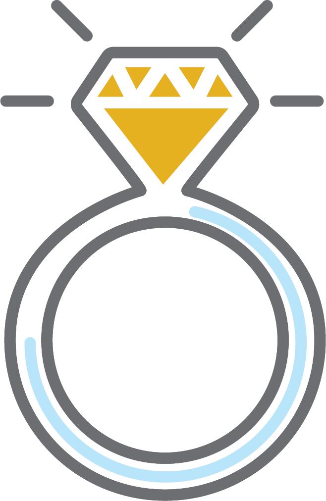 Icon engagement ring